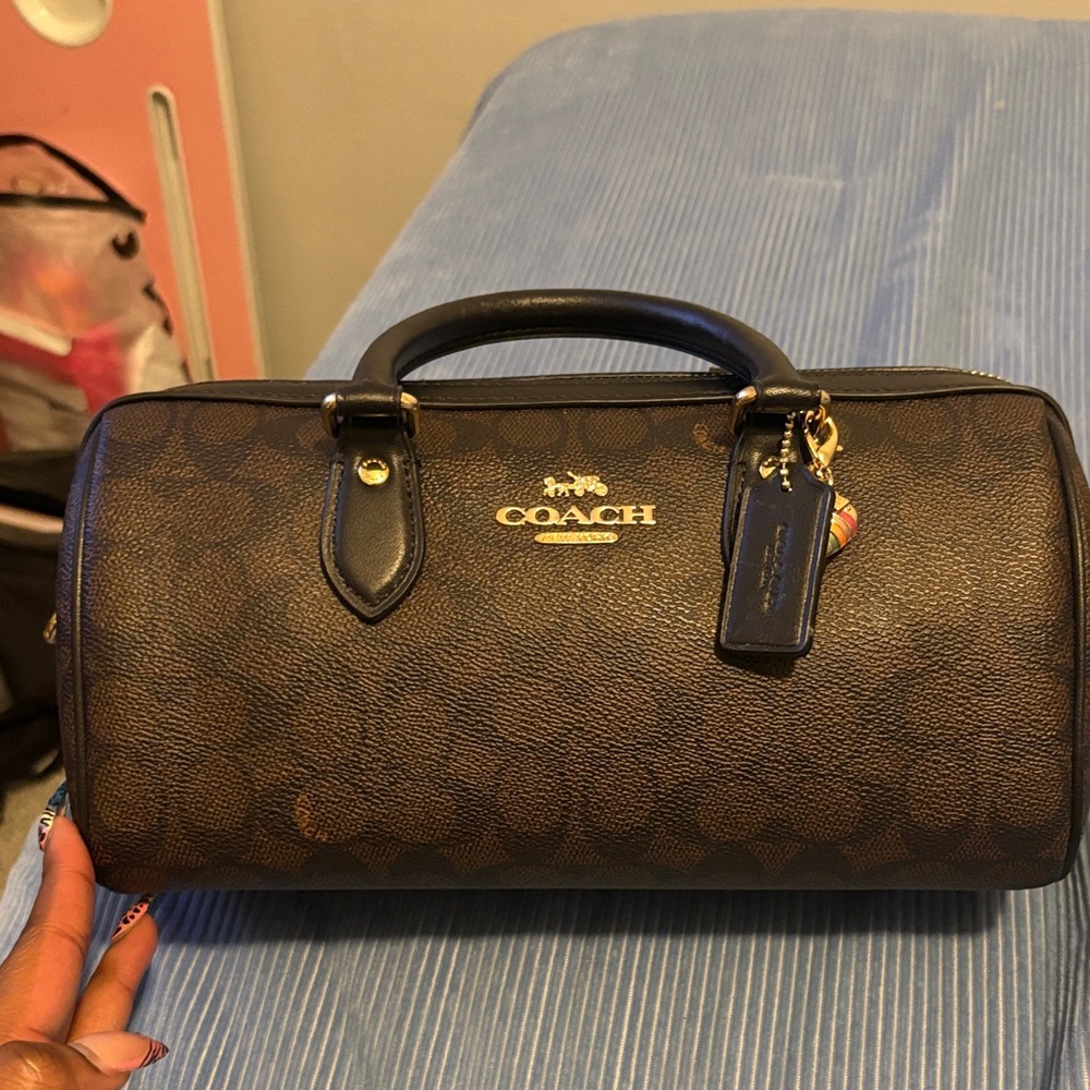 Coach Rowan Long Satchel Bag in Signature Canvas
